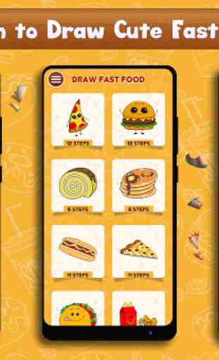 Learn to Draw Fast Food Snacks 4