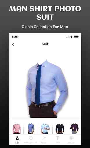 Man Blue Shirt Photo Suit Editor - Formal Shirts 1