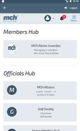MCH My Club Hub 2