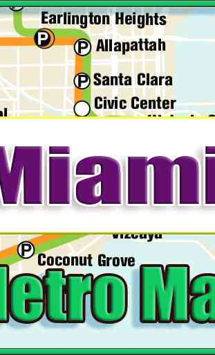 Miami USA Metro Map Offline 1
