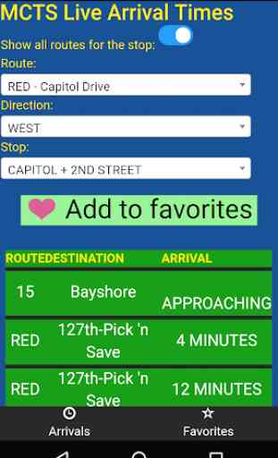 Milwaukee MCTS Bus Tracker 3