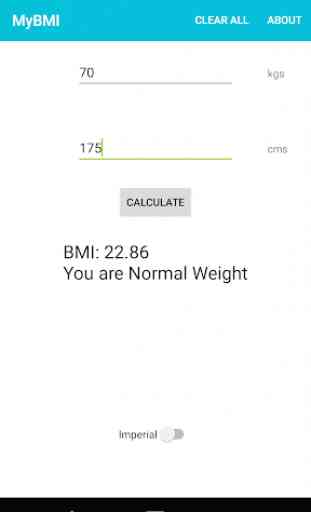 MyBMI - Adfree and Open Source BMI Calculator 2