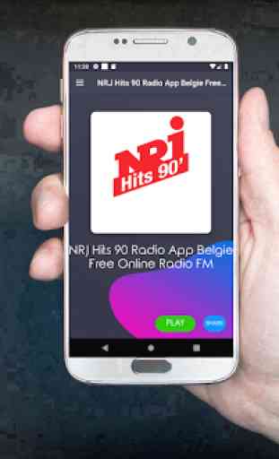 NRJ Hits 90 Radio App Belgie Free Online Radio FM 1