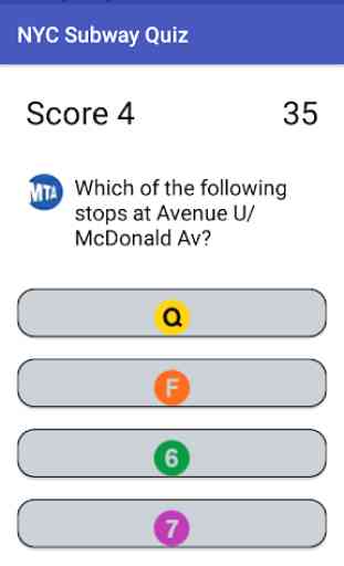 NYC Subway Quiz 2