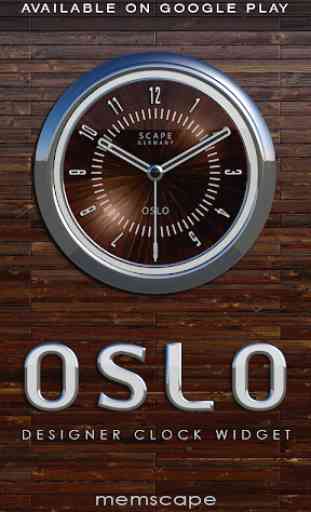 OSLO Digital Clock Widget 4