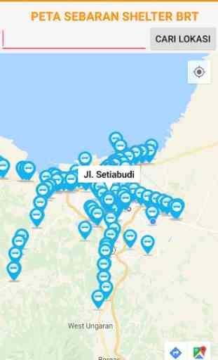 Peta Halte BRT Semarang 3