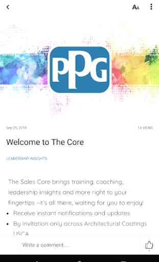 PPG - The Core 3