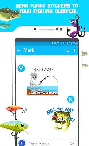 Pro Bass Fishing Stickers- Fish Angling Emoji App 4