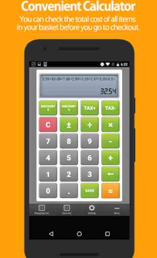 QMR Shoppping Calculator 1