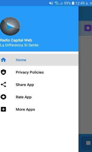 Radio Capital Web App IT Gratis Online 2
