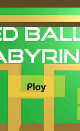 Red Ball in Labyrinth 3D 1