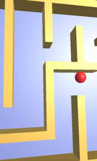 Red Ball in Labyrinth 3D 3