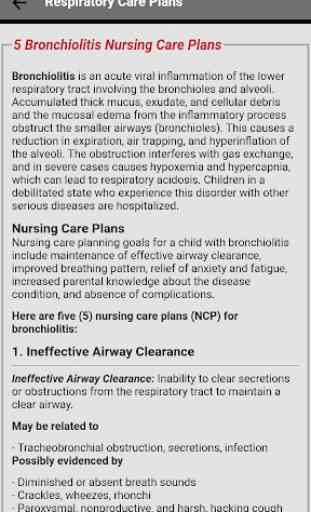 Respiratory Nursing Care Plans 2