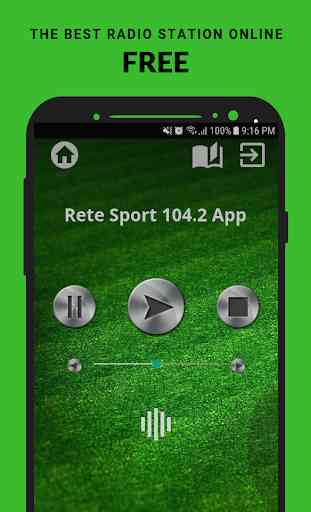 Rete Sport 104.2 App Radio FM IT Gratis Online 1
