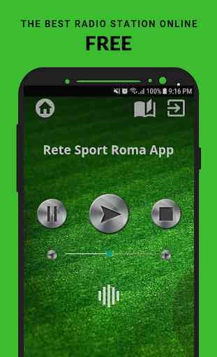 Rete Sport Roma App Radio FM IT Gratis Online 1