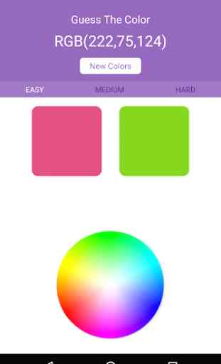RGB color game 2