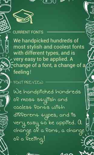 School Girls Font for FlipFont , Cool Fonts Text 1
