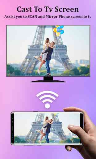 Screen Mirroring with TV : Connect Mobile to TV 1