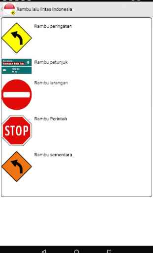 Segnaletica stradale Indonesia 1