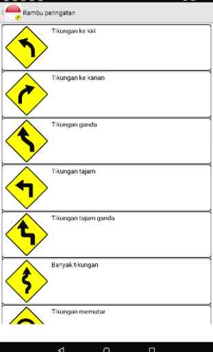 Segnaletica stradale Indonesia 2