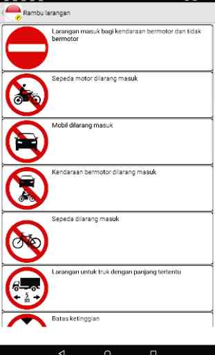Segnaletica stradale Indonesia 4