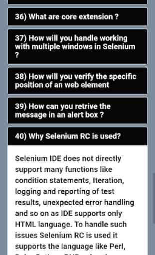Selenium Interview Questions 4