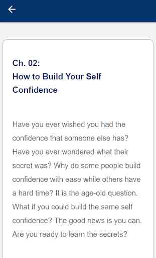 Self Improvement - Building Self Confidence 4