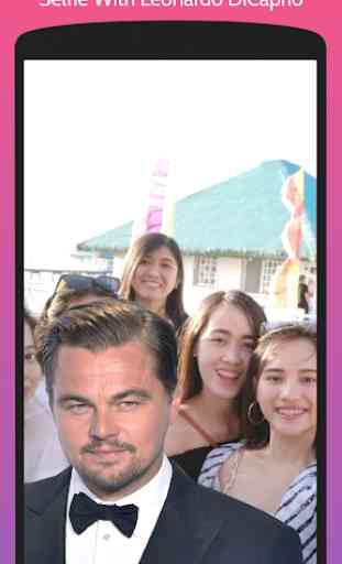 Selfie With Leonardo DiCaprio 3