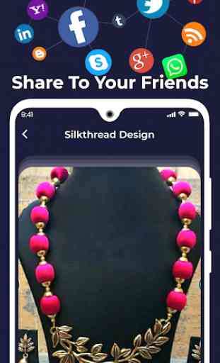Silk Thread Jewelry Bangles Necklace Earring Ideas 4