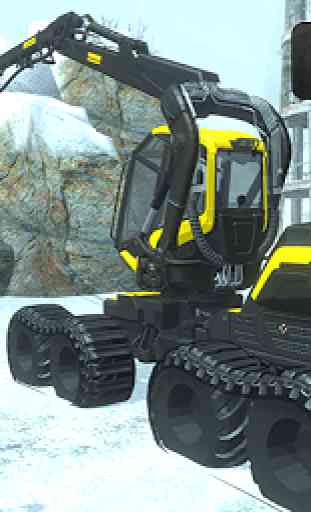 Snow Cutter Excavator Simulator 2020 2