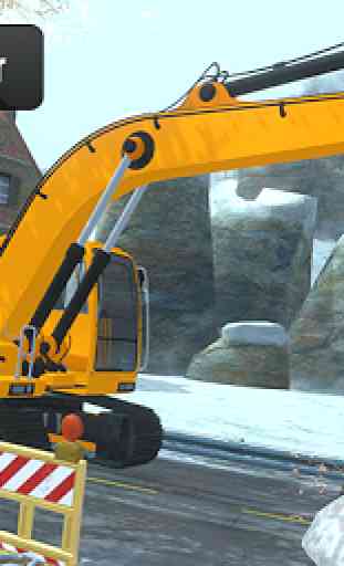 Snow Cutter Excavator Simulator 2020 3