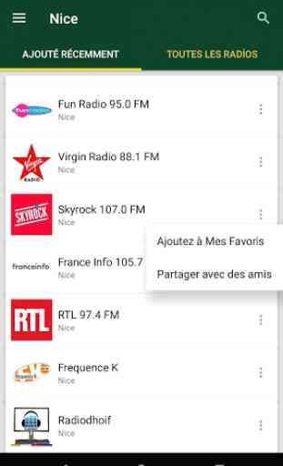 Stations Radio de Nice - France 1