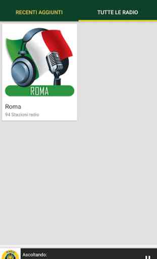 Stazioni radio della Roma - Italia 4