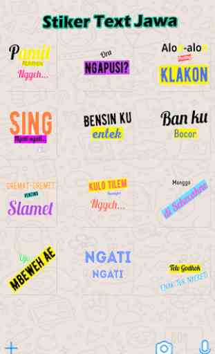 Sticker Text Bahasa Jawa - WaStickersApp 3