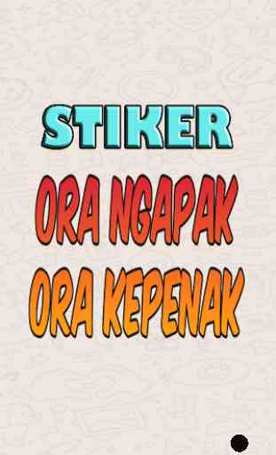 Stiker Text Jawa Ngapak - WaStickersApp 1