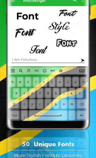 Tanzania Flag Keyboard - Elegant Themes 3