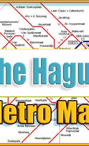 The Hague Metro Map Offline 1
