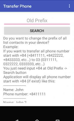 Transfer Phone Number 2