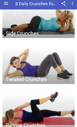 8 Daily Crunches Exercises 1