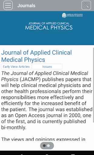 American Association of Physicists in Medicine 2