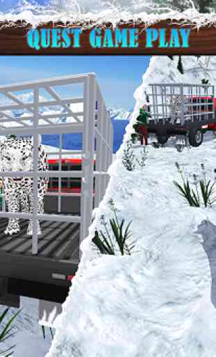 Arctic Leopard Family Snow Forest Sim 1