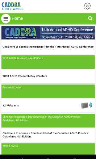 CADDRA ADHD Learning 2