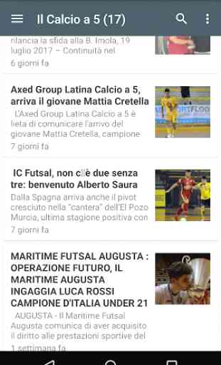 Calcio a 5 Notizie 2