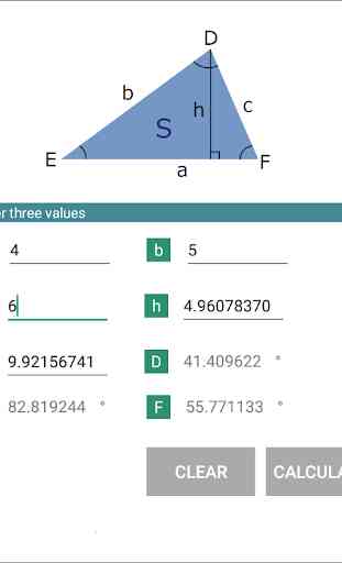 Calcolatrice a triangolo 4