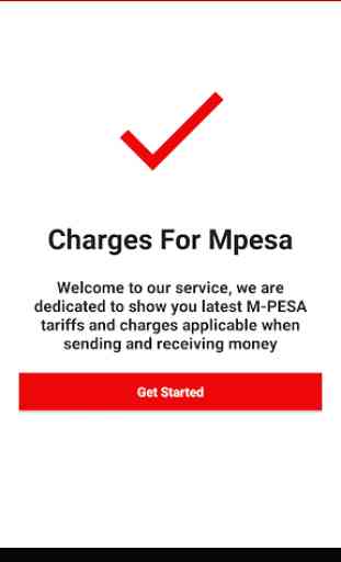 Charges for M-PESA 3