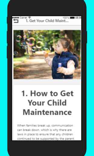 Child Maintenance Tips 2