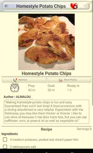 Chips Recipes – potato chips, crisps 2