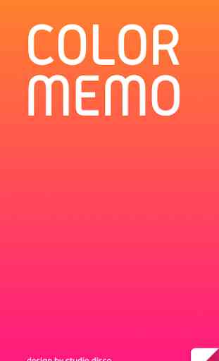 COLOR MEMO - easy & simple memo & widget 1