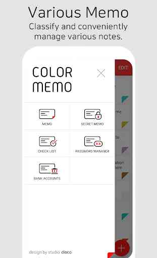 COLOR MEMO - easy & simple memo & widget 2