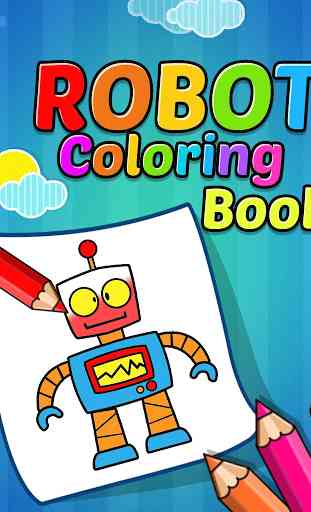 Color Robots - Robot Coloring for Kids 1
